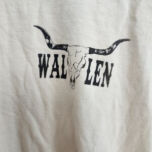 Wallen White Bull Skull Graphic Tee